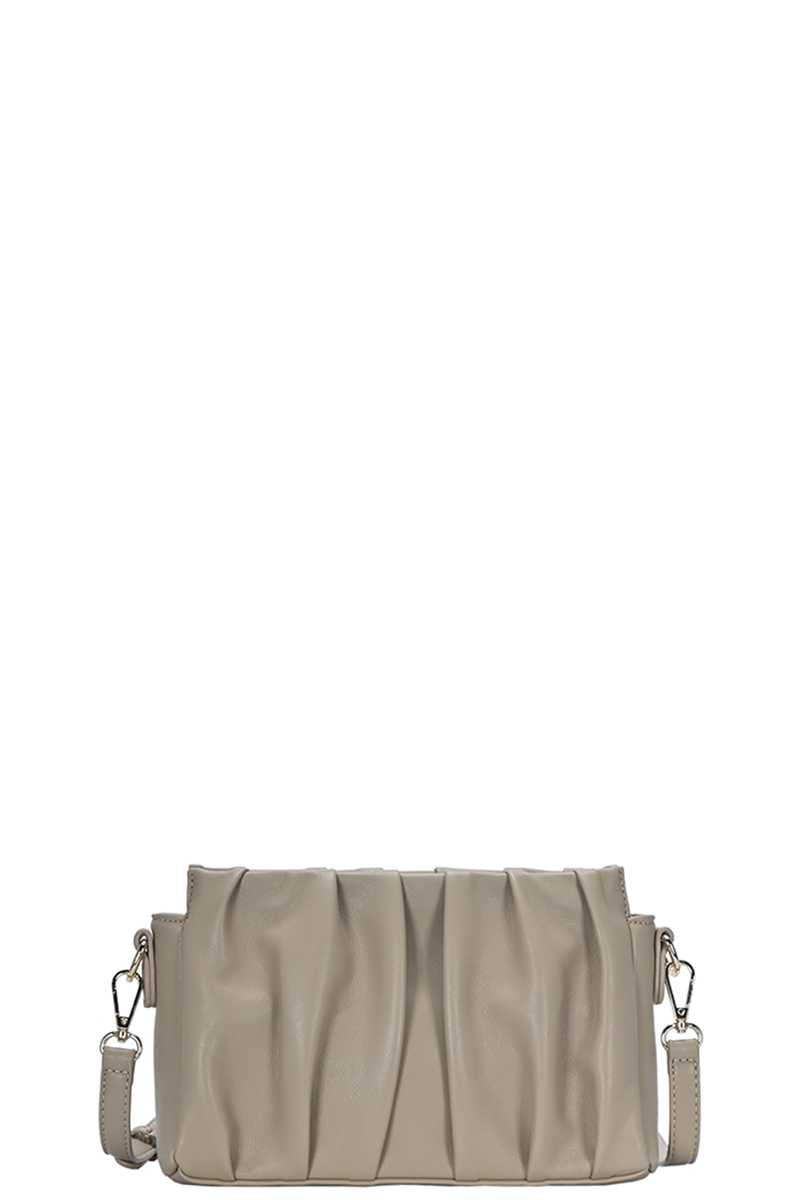 Women's Stylish Smooth Wrinkled Crossbody Bag