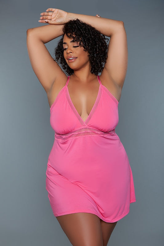 Women's 1 Pc Mini-length Babydoll