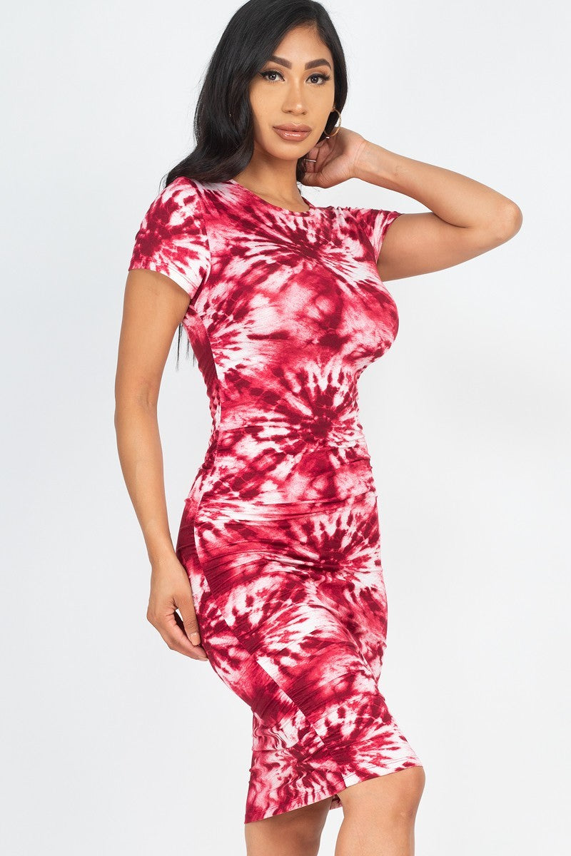 Women's Tie-dye Printed Dress
