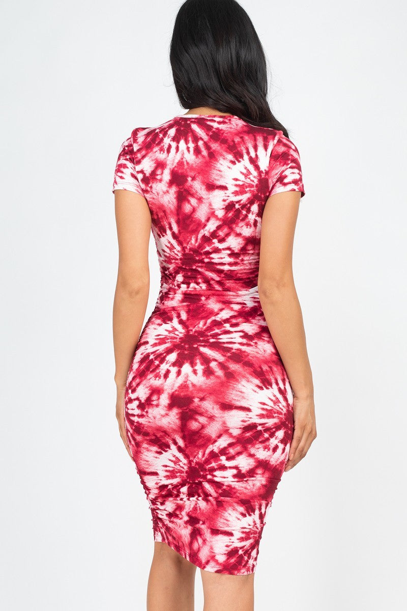 Women's Tie-dye Printed Dress