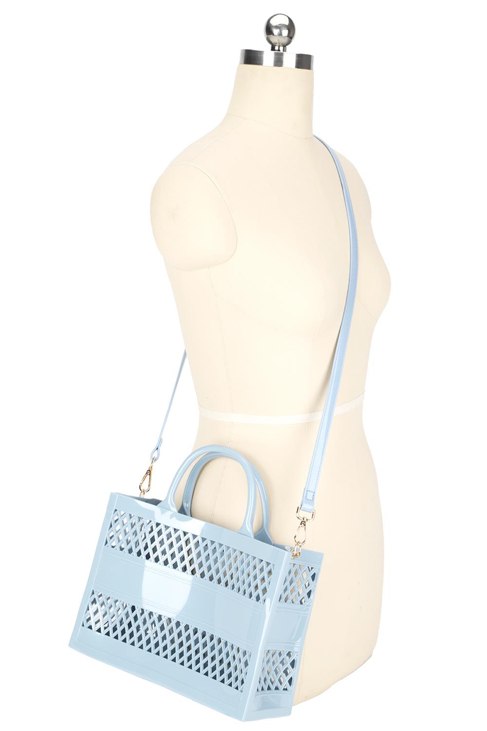 Women's Smooth Vented Design Handle Tote
