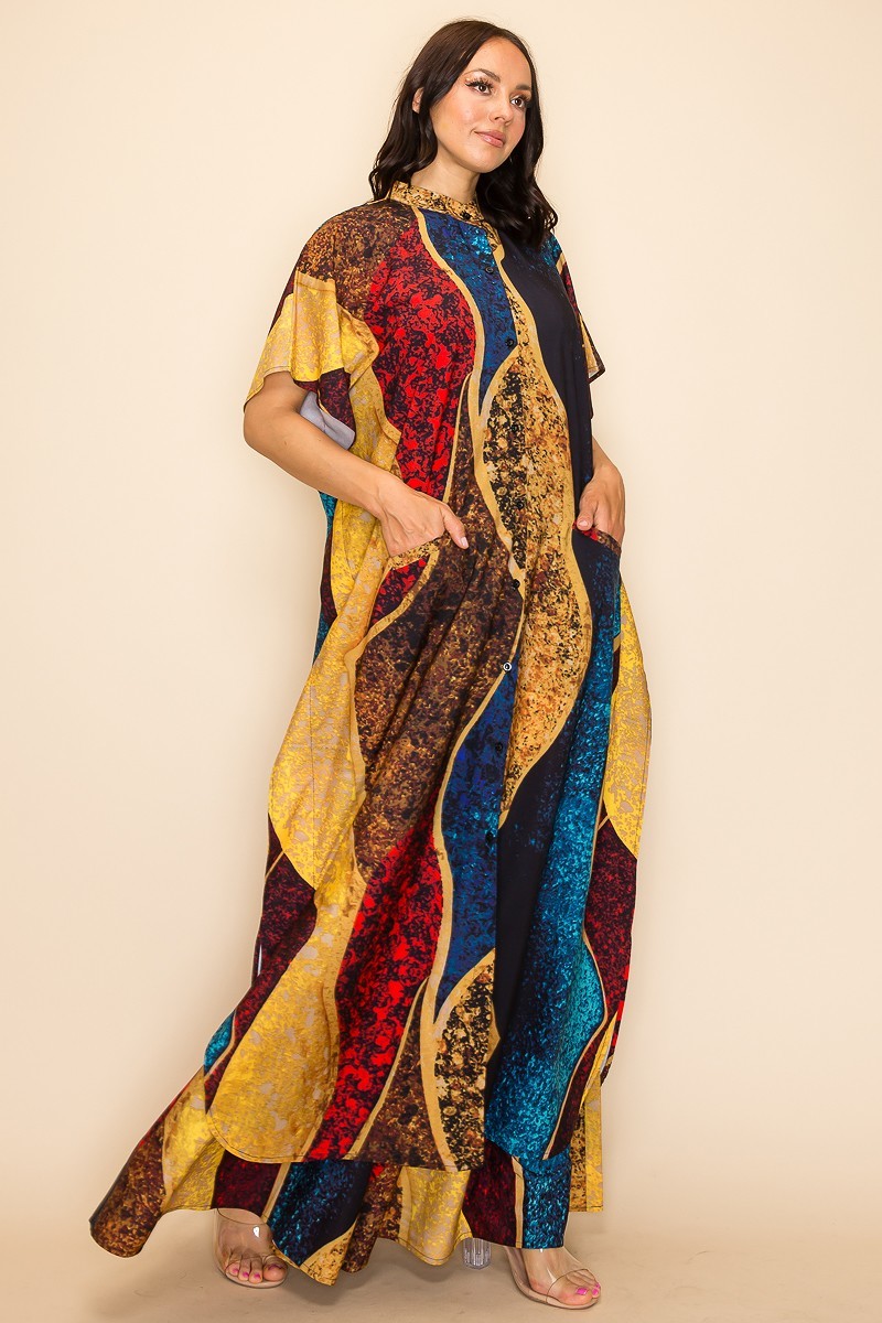 Women's Printed Wide Pants Set