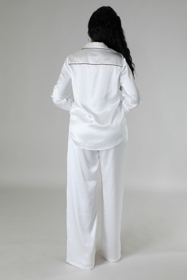 Women's Tunic Top Two Piece Set