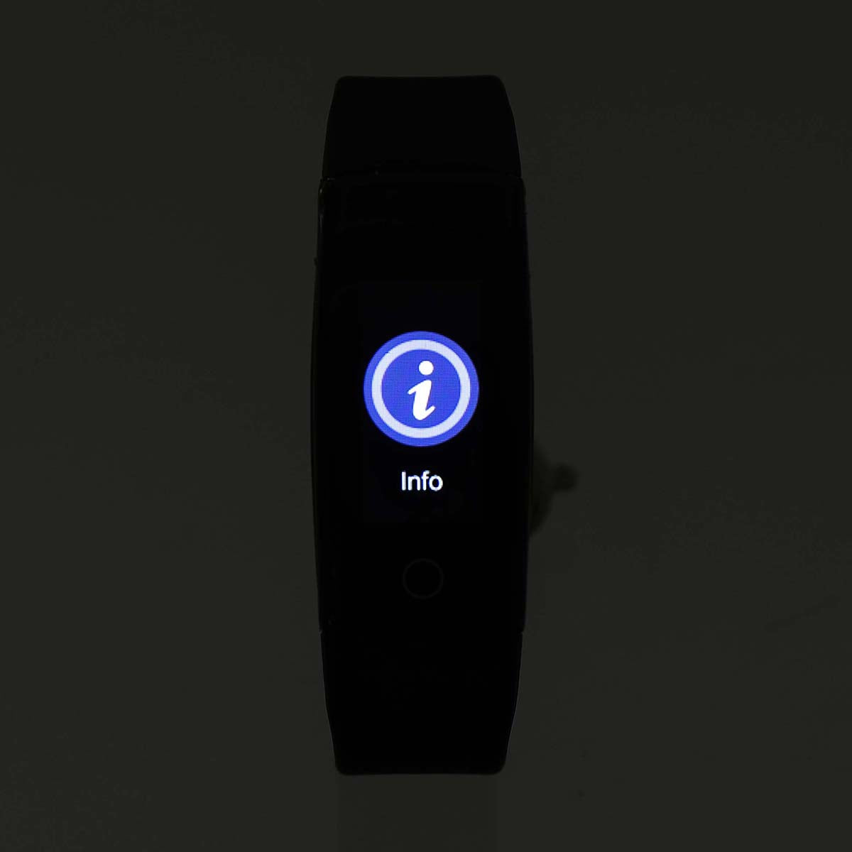 Men's Black IP67 Waterpoof Heart Rate Sleep Monitor Brightness Control USB Charging Smart Watch