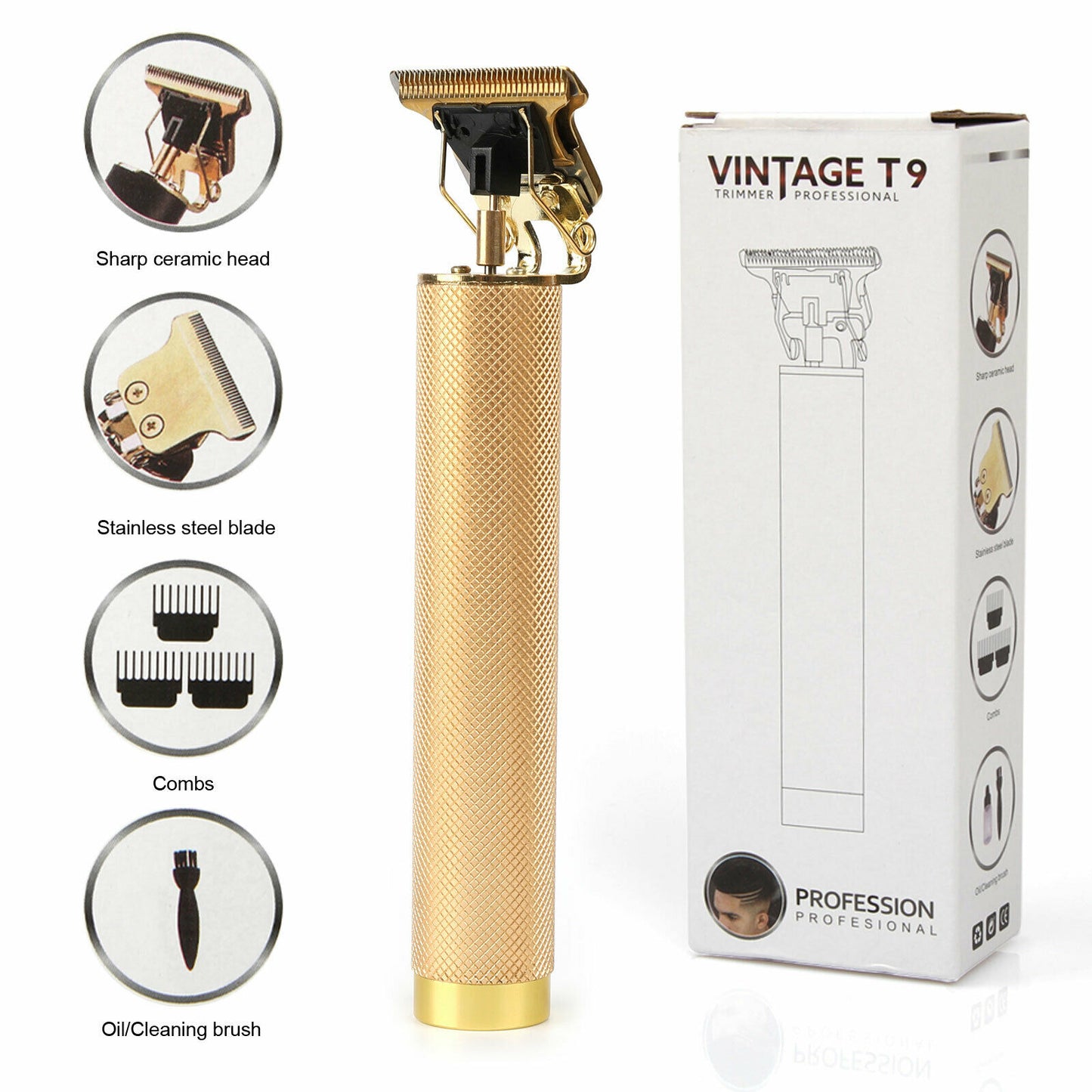 USB Electric Hair Clippers Rechargeable Shaver Beard Trimmer Pro Barber Hair Cut
