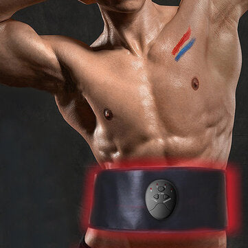 Smart EMS Muscle Trainer Waistband Abdominal Massage Sticker 6 Modes 9 Levels Fitness Exercise Belt