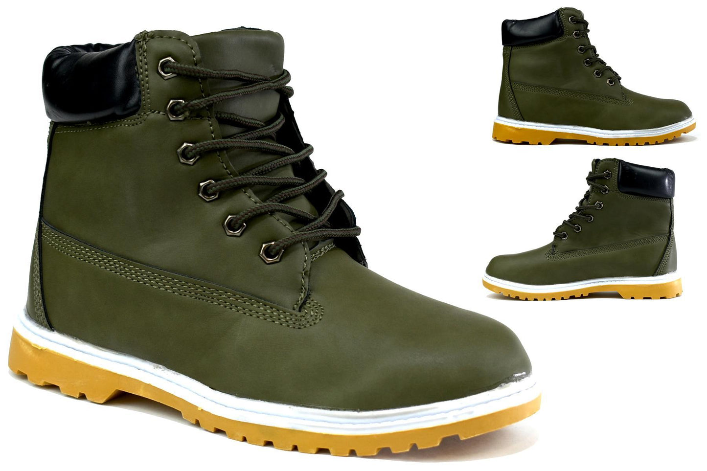 Boys's Builder's Boot Olive