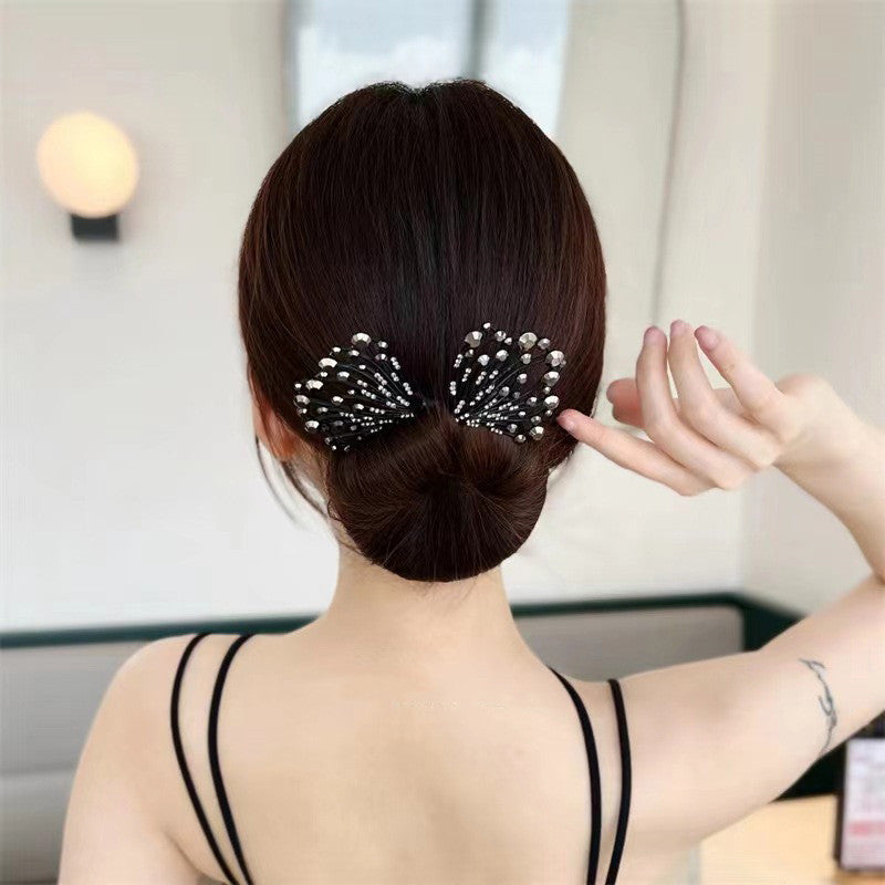 Hair Curler Fish Tail Elegant Flower Easy Bun Maker