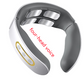 Four-Head Electric Pulse Neck Massager Far Infrared Heat Pain Relief Tool