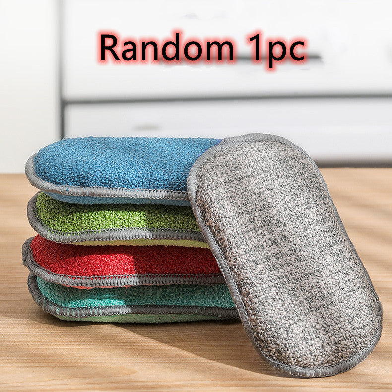 Microfiber Thick Household Kitchen Dishwashing Spong Mop