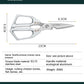 Kitchen Scissors Multi-functional Stainless Steel Household Scissors For Cutting Chicken And Fish Special Shears