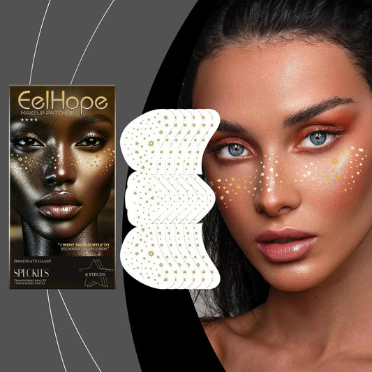 Glitter Spots Tattoo Sticker Face