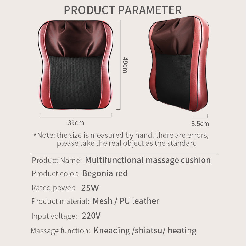 Multifunctional Multi-directional Kneading Massage Pillow