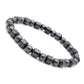 Health care Black healf moon magnetic black stone magnetic therapy slimming Bracelet Weight Loss Round Black Stone Bracelets