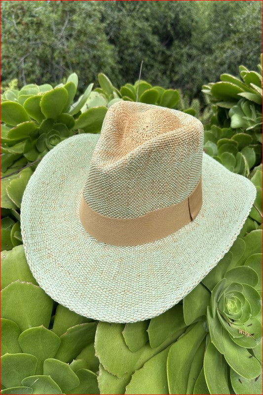 Unisex Braided Straw Cowboy Hat