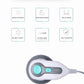 Electric Noiseless Vibration Full Body Massager Slimming Kneading Massage Roller For Waist Losing Weight