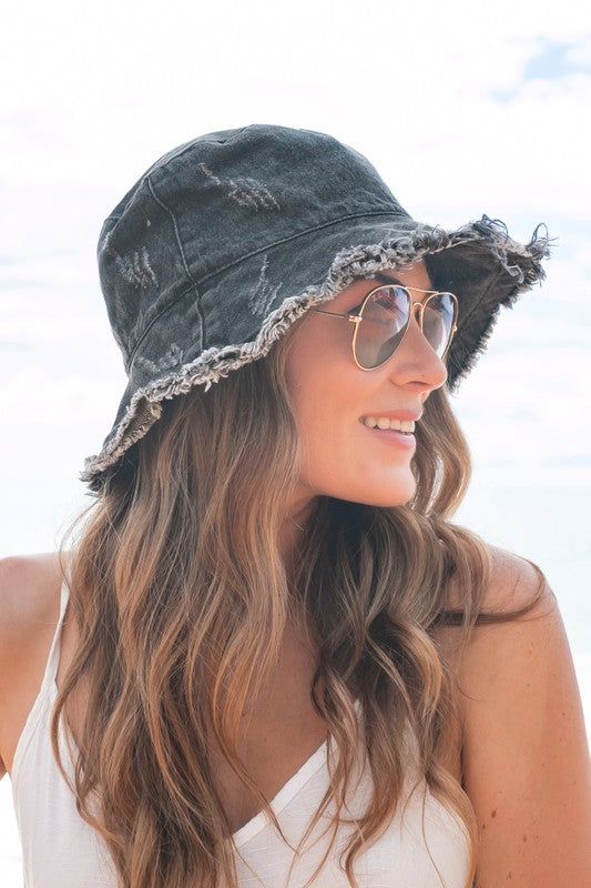 Women's Denim Bucket Hat