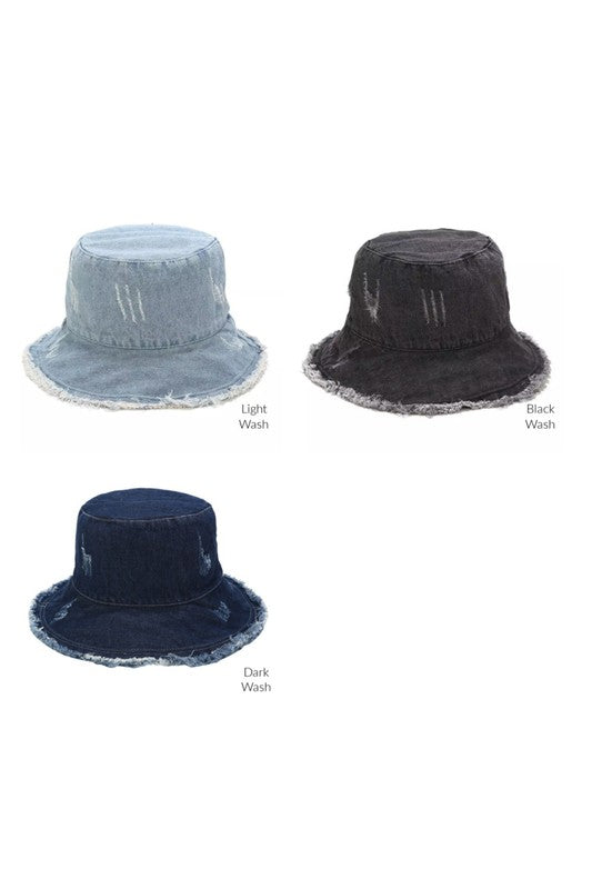 Women's Denim Bucket Hat