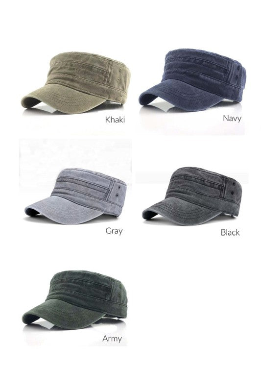 Women's Distressed Cadet Hat Cap