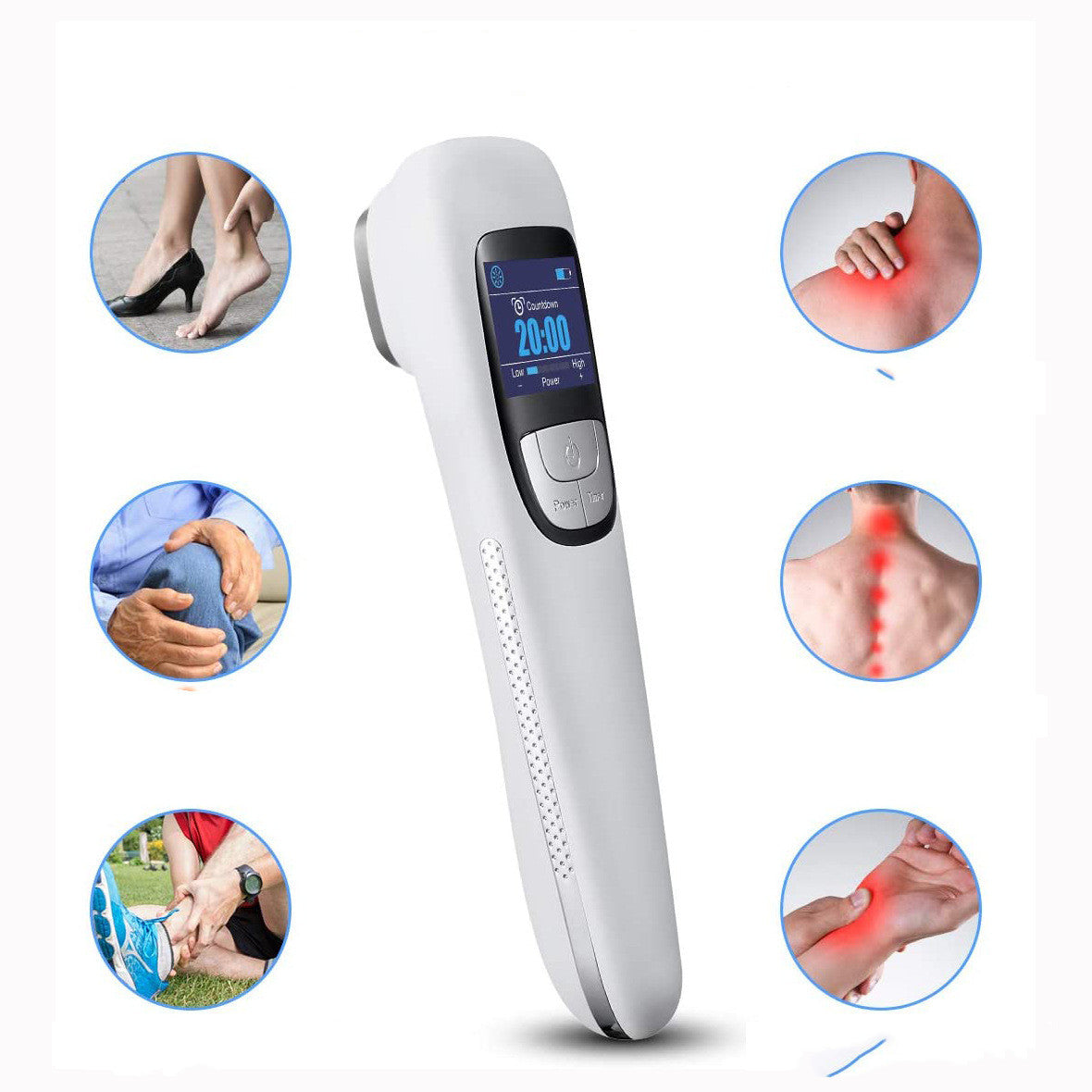Portable Semiconductor 650nm Laser Therapy Apparatus Auxiliary Infrared