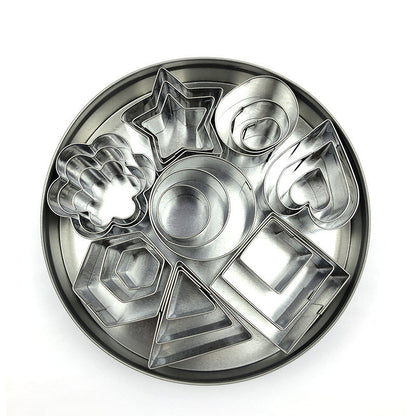 Stainless Steel 24-Piece Biscuit Mold Kitchen Tool