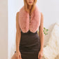 Faux Fur Short Collar Scarf