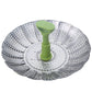 Stainless steel folding steamer