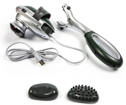 Handheld Shiatsu Acupuncture Electric Light Beam Body Deep Tissue Massage Device