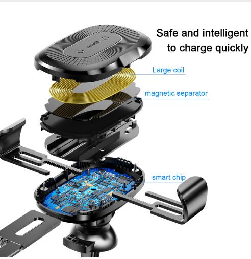 Gravity Bracket Wireless Two-in-one Car Charger