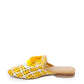 London Rag MARIANA WOVEN FLAT MULES WITH TASSELS