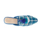 London Rag MARIANA WOVEN FLAT MULES WITH TASSELS