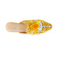 London Rag MARIANA WOVEN FLAT MULES WITH TASSELS