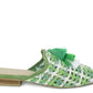 London Rag MARIANA WOVEN FLAT MULES WITH TASSELS
