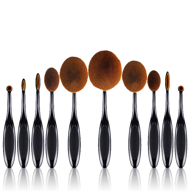 High Quality Cosmetic Brush Set With 10 Toothbrushes