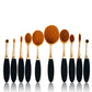 High Quality Cosmetic Brush Set With 10 Toothbrushes