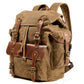 Unisex Multi Pocket Canvas Bag Travel Backpack