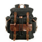 Unisex Multi Pocket Canvas Bag Travel Backpack