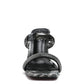 KRYPTON Clear Block Heeled Marble Print Slides
