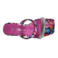 KRYPTON Clear Block Heeled Marble Print Slides