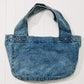Women's Vintage Washed Denim Tote Bag