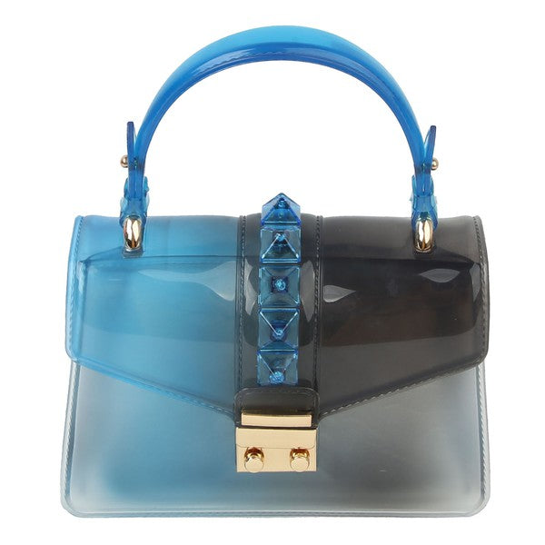 Women's Multi Semi Transparent Flap Jelly Candy Bag