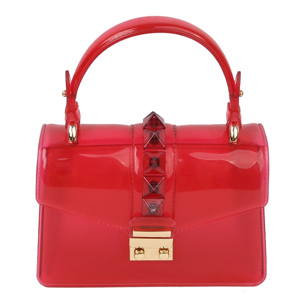 Women's Multi Semi Transparent Flap Jelly Candy Bag