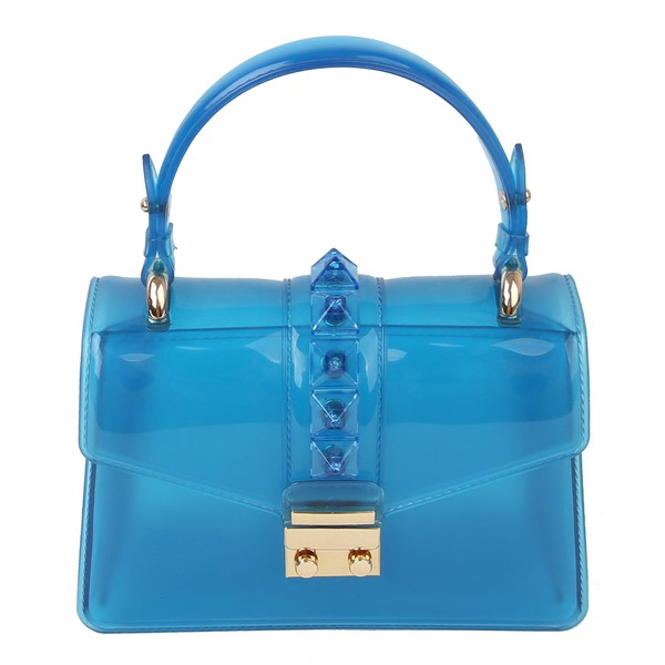 Women's Multi Semi Transparent Flap Jelly Candy Bag