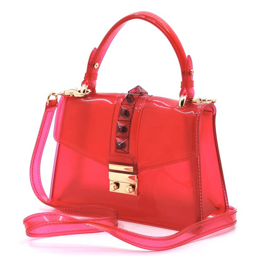 Women's Multi Semi Transparent Flap Jelly Candy Bag