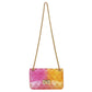 Women's Quilt Embossed Multi Color Jelly Shoulder Bag