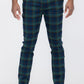 Weiv Mens Plaid Trouser Pants