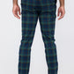 Weiv Mens Plaid Trouser Pants