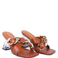 Women's WANDY CLEAR HEEL CHAIN DETAIL SANDALS