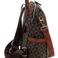 Women's PM Monogram Striped Convertible Backpack