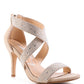 Women's QUEEN BEE Rhinestone High Heeled Sandal